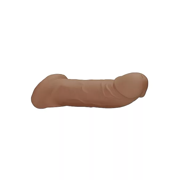 RealRock - пенис ръкав - 21,5см - тъмен натурален