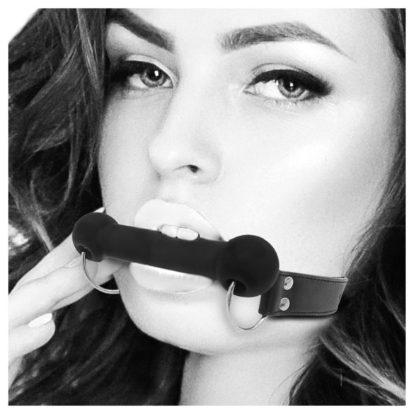 Ouch! - кучешка кост за уста - черна