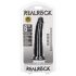 RealRock Slim реалистично дилдо - 15,5 см (черно)