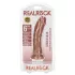 RealRock - реалистично дилдо - 15,5 см - тъмен натурален цвят