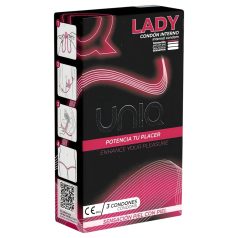   Uniq Lady - женски презервативи - 3 броя