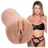 Doc Johnson Gabbie Carter - реалистична вагина Ultraskyn - телесен цвят