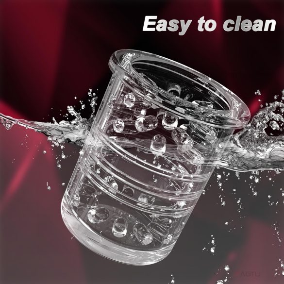 AlvUp - автоматичен въртящ мастурбатор - черен