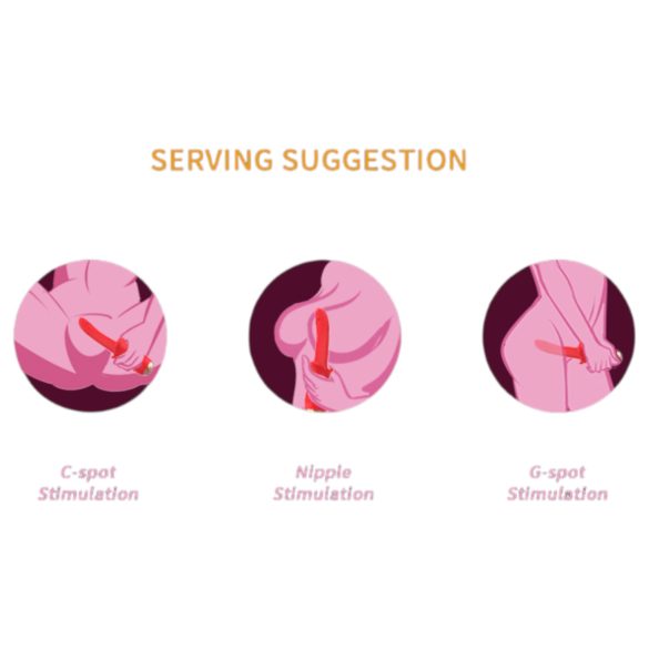 Bestoy - водоустойчив G-точков вибратор (червен)