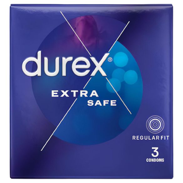 Durex Extra Safe - презервативи за допълнителна сигурност - 3 броя