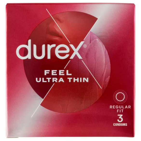 Durex Feel Ultra Thin - тънки презервативи - ултра реалистични - 3 броя