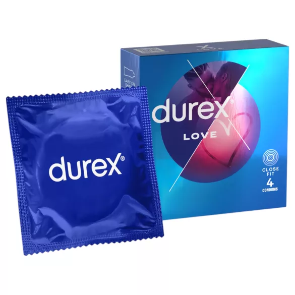 Durex Love - презервативи - тесен размер - 4 броя