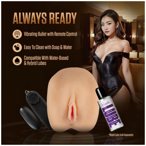 Enlust Camila - вибрираща изкуствена вагина с AI изображения (естествена)