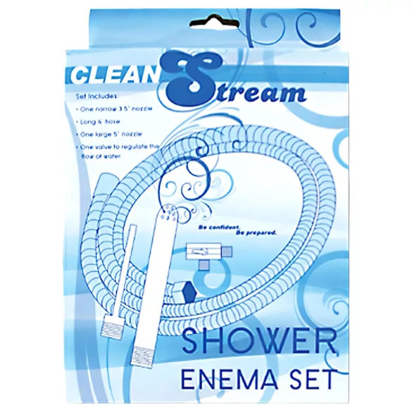 Shower Enema - душ за клизма - алуминий - сребърен цвят