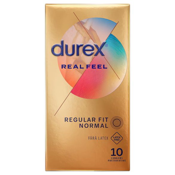 Durex Real Feel - презервативи без латекс - 10 броя