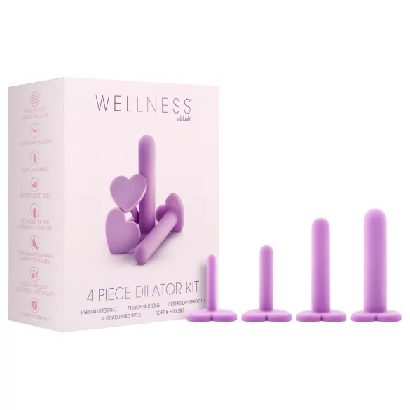 Blush Wellness - комплект вагинални разширители - лилав