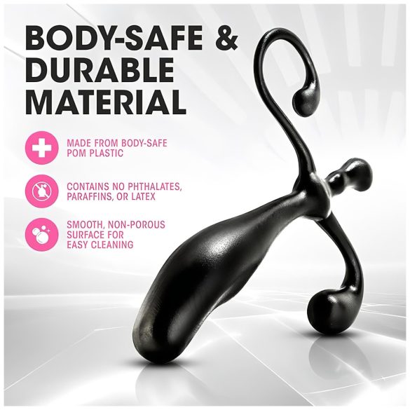 Anal Adventures - простатен дилдо - черен