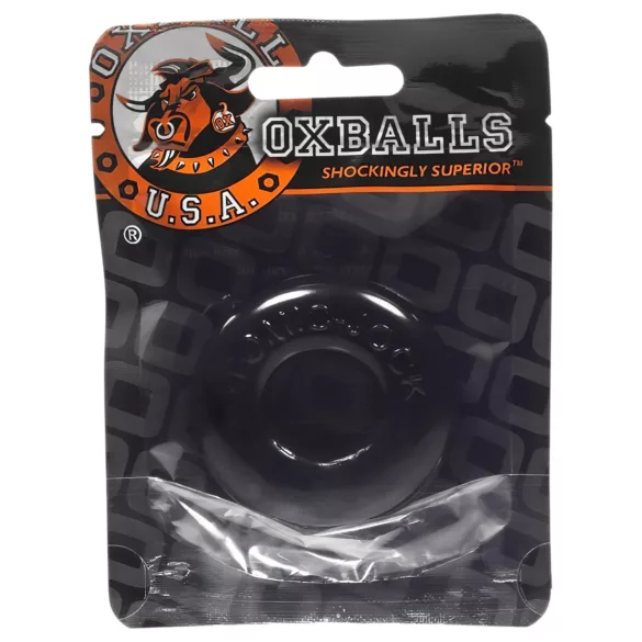 OXBALLS Donuts - пенис пръстен - супер здрав - черен