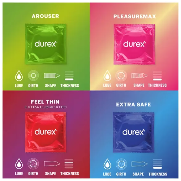 Durex Surprise Me - презервативи комплект - 40 броя