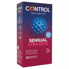   Control - презервативи с текстура и точки - 12 броя