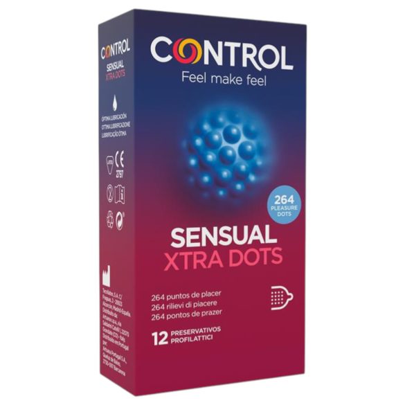 Control - супер релефен презерватив (12 бр.)