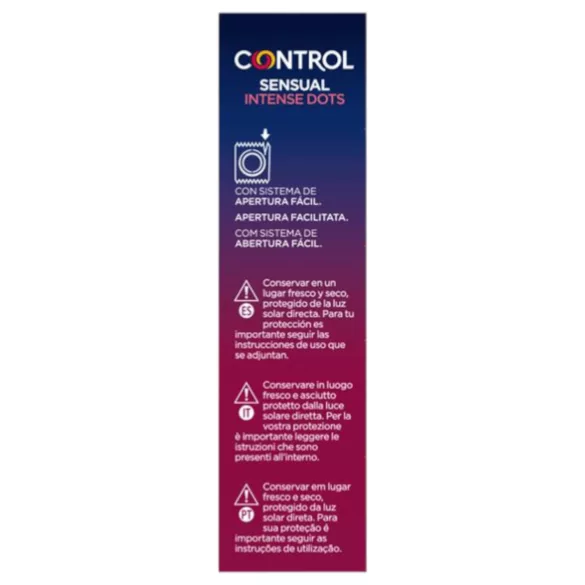 Control - презерватив с релефни шипчета - 12 броя