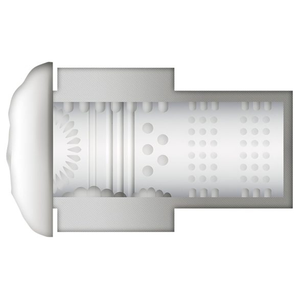 JamyJob - мъжки мастурбатор с вибрация и движеща се глава - черен