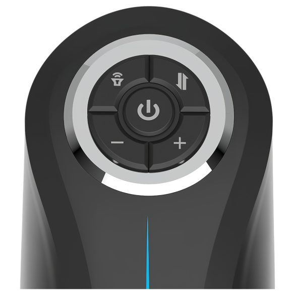 JamyJob - мъжки мастурбатор с вибрация и движеща се глава - черен