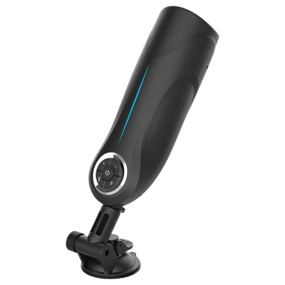 JamyJob - мъжки мастурбатор с вибрация и движеща се глава - черен