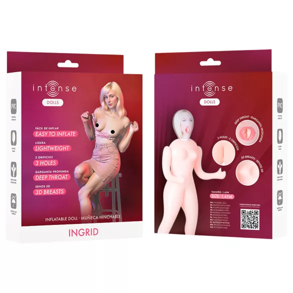 Intense Dolls Ingrid - надуваема секс кукла - кукла от гума