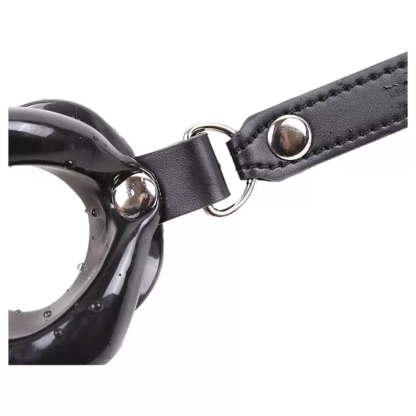 Latetobed - силиконова топка за уста форма уста - черен