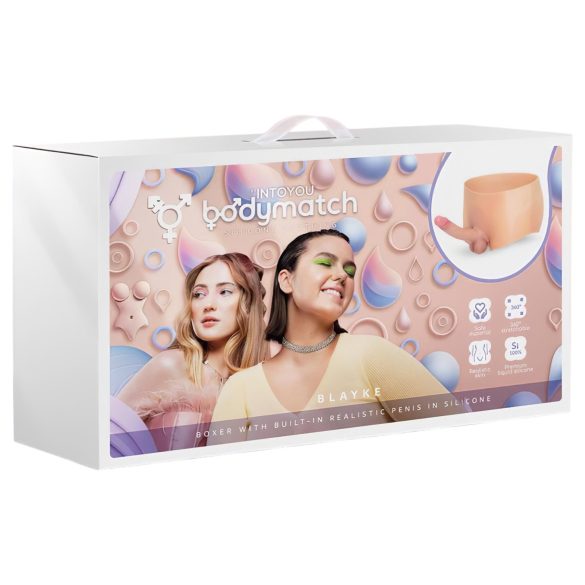 INTOYOU - реалистичен страп-он пенис (естествен цвят)