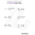 INTOYOU – интелигентен вибриращ пръстен за пенис и тестиси (син)