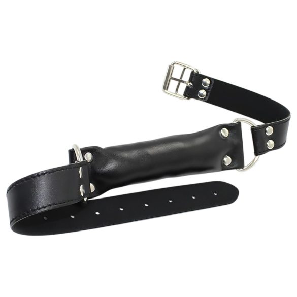 Latetobed - еротична топка за уста с подплата - черна