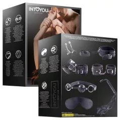   INTOYOU - BDSM комплект за начинаещи - 7 части - черен