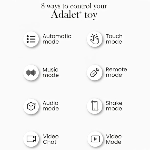 Adalet Gently - вибратор за G-точка и простата - лилав, умен