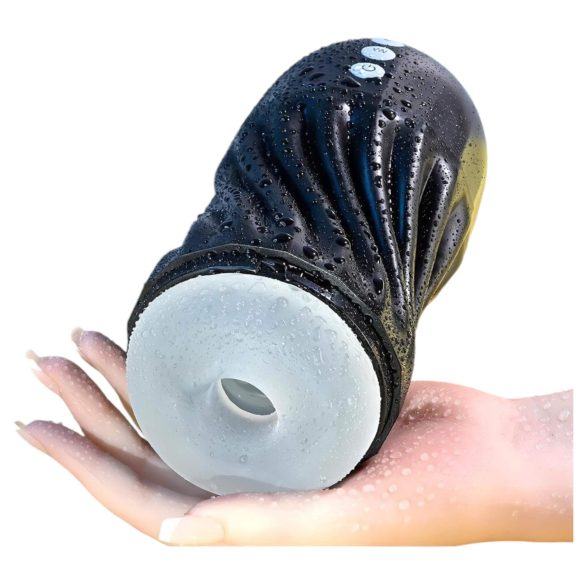 Playboy Solo Stroker - акумулаторен смукателен мастурбатор (черен)