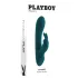 Playboy Rabbit - вибратор за клитор с уши, акумулаторен, водоустойчив, тюркоаз
