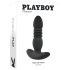 Playboy - акумулаторен анален вибратор (черен)