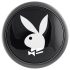Playboy Tux - анален плъг - малък (сребърен)