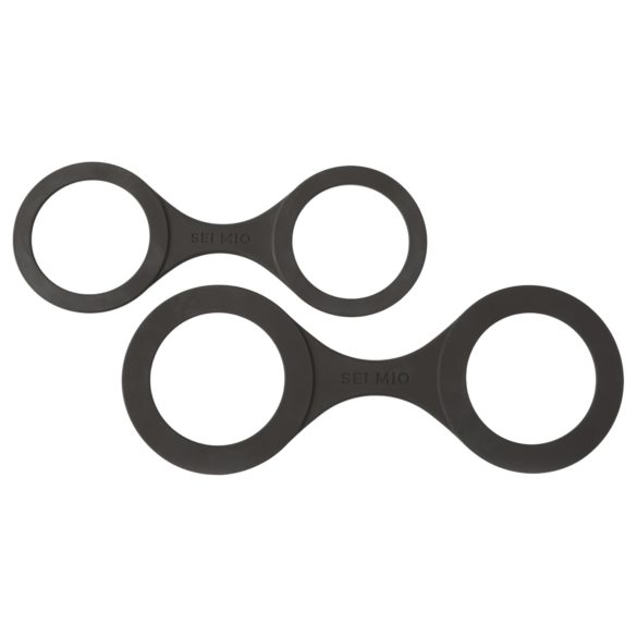 Sei Mio - силиконови белезници - M размер - черни