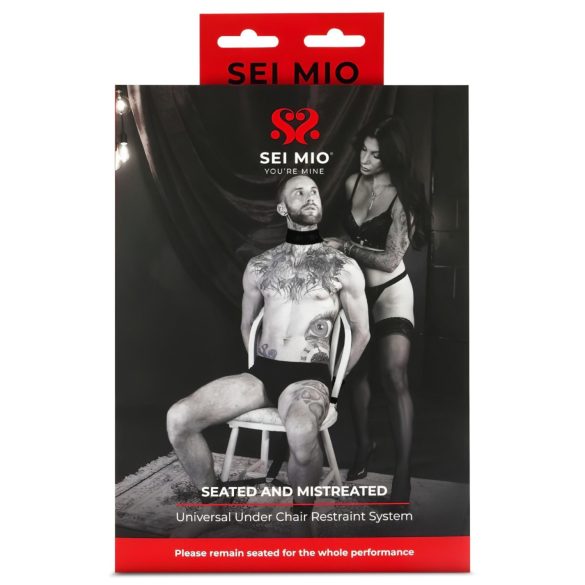 Sei Mio - ремък за връзване към стол - черен