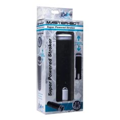   Мастър-Бот - движещ се нагоре-надолу, мек шипест мастурбатор за уста (черен)