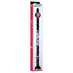   Hosed Swirl - тънко анално дилдо змия 18 см - черно