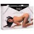 TAILZ - анален плъг и лента за глава с лисичи опашка (черно-бяло)