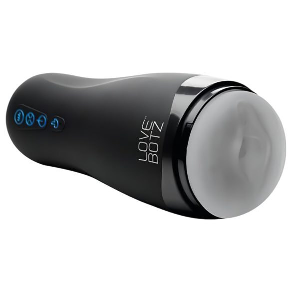 Lovebotz - автоматичен мастурбатор с вакуум и вибрации - водоустойчив - черен