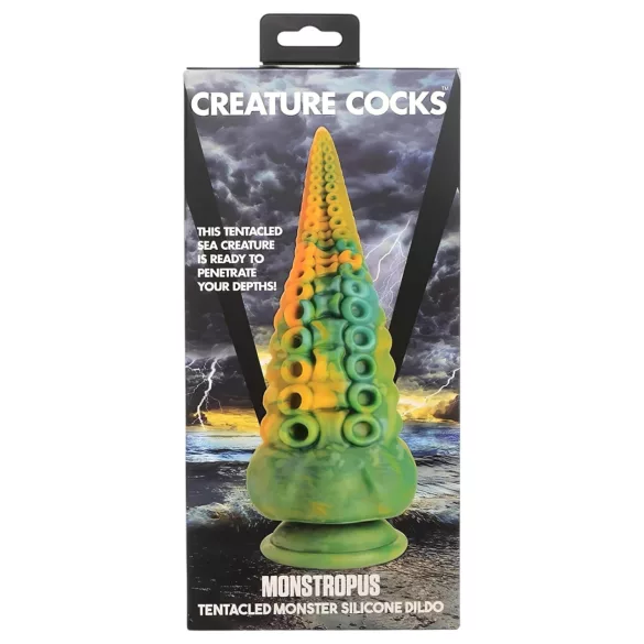 Creature Cocks Monstropus - дилдо - 22см - жълт