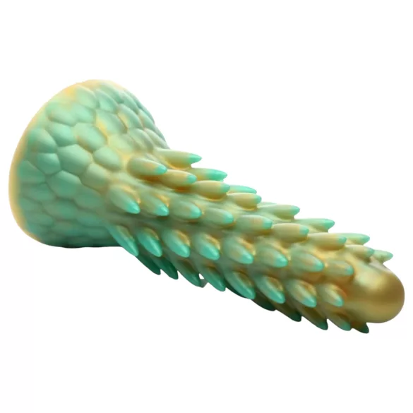 Creature Cocks Stegosaurus - дилдо - силикон - 20 см - зелен