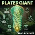 Creature Cocks Stegosaurus - дилдо - силикон - 20 см - зелен
