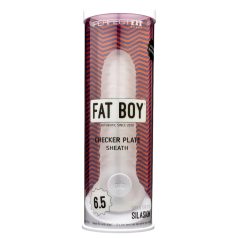  Fat Boy Checker Box - пенис удължител - 17см - бял