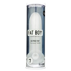   Fat Boy Original Ultra Fat - пенис удължител - 19см - бял