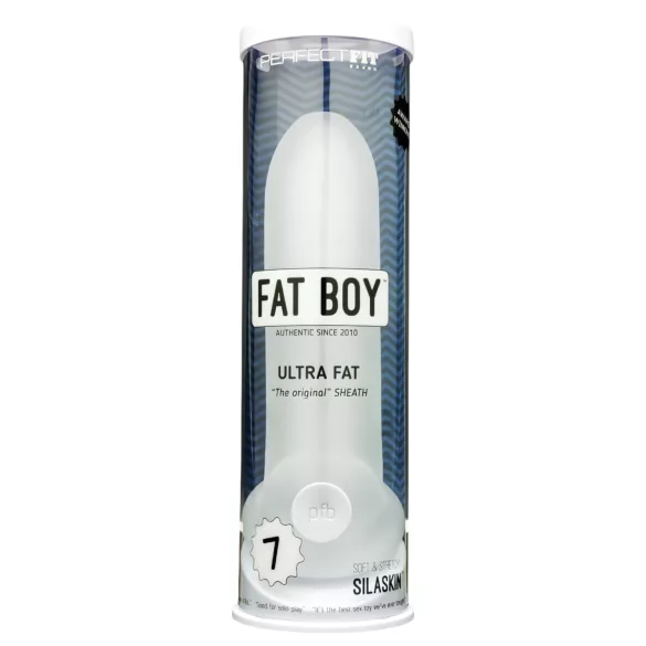 Perfect Fit - Fat Boy Original Ultra Fat - пенис ръкав (19 см, бял)