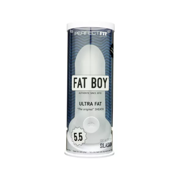 Fat Boy Original Ultra Fat - пенис ръкав - 15 см - бял