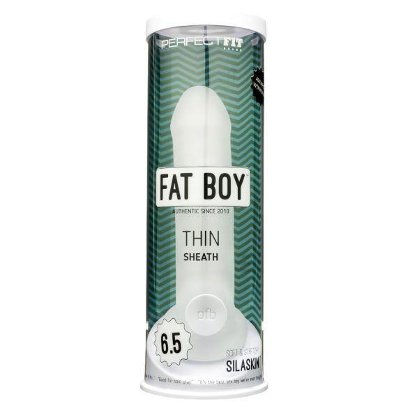 Fat Boy Thin - удължител за пенис - 17 см - бял