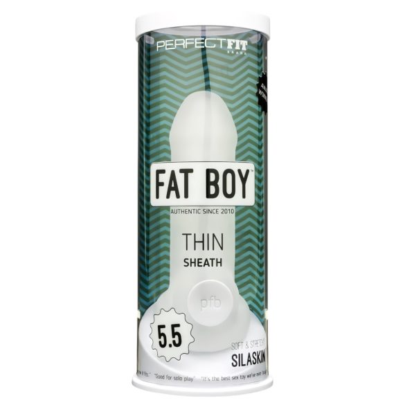 Fat Boy Thin - удължител за пенис - 15см - бял